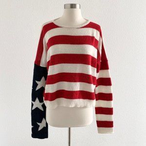 Brandy Melville American Flag Sweater